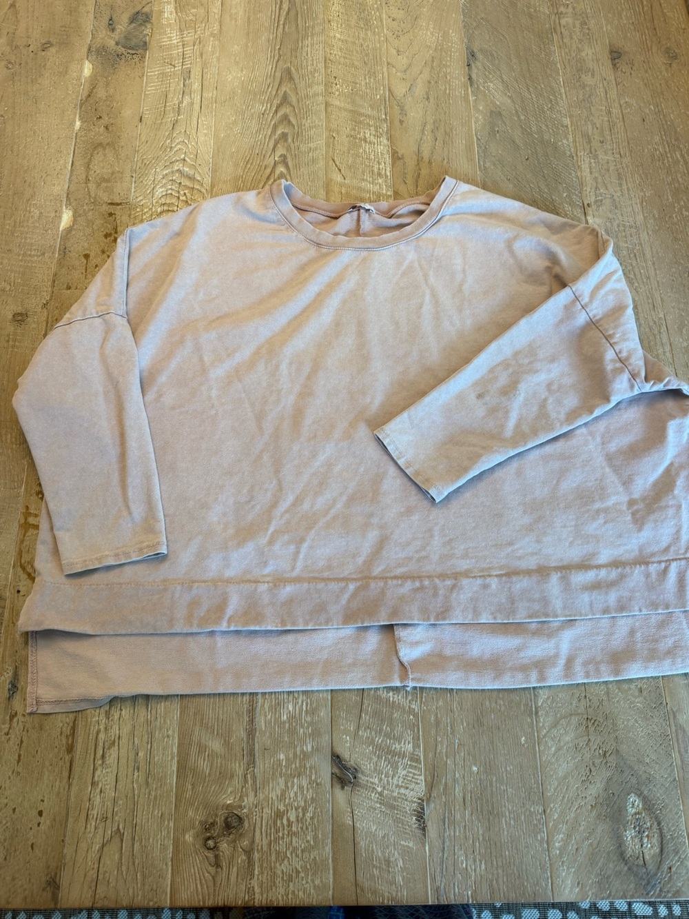 Suzy D London Relaxed Fit Dusty Pink Sweatshirt